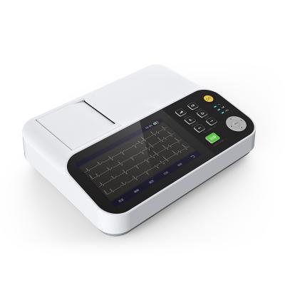 China Acrylic Drop Shipping Full Digital Filtering ECG Machine High Resolution Thermal Perfect Elettrocardiogramma Monitors for sale