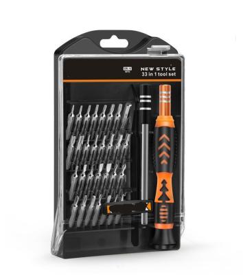 China Portable 33 in One + Free 11 Sets Mini Screwdriver Tools for Computer Electronics Mobile Magnetic Repair Tool Kit for sale