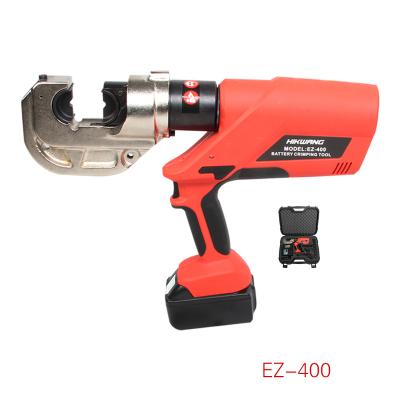 China Wholesale Electric Hydraulic Hook Terminal Crimper Cable Crimping Tool with 18v 4ah Battery EZ-400 for sale