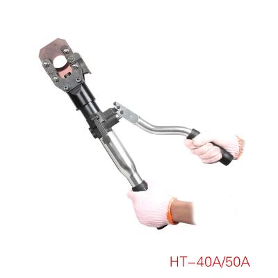 China Light weight steel wire rope cutter ht-40a cutting force 70kn hydraulic cable cutter for sale