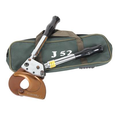 China 3 Hand Ratchet MASTER Armored Cable Cutter J52 Mechanical J52 Round Aluminum Copper Cable Cutter Tool for sale