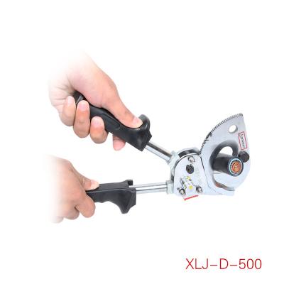 China XLJ-D-500 500mm2 Ratchet Cable Cutter Ratchet Wire Cutter with Telescopic Handle 30mm XLJ-D-500 Hand Cable Cutter for sale