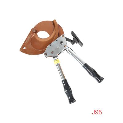 China Manual Cable Cutter J95 Ratchet Insulated CU-AL Armored Cable Cutter J95 Cable Cutter Knife for sale