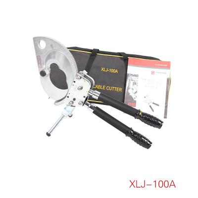 China XLJ-100A Large Hand Ratchet Cable Cutters Aluminum Copper Tool 3 in 1 Cable Cutter XLJ-100A for sale