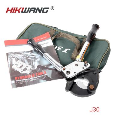 China ratchet cable cutter J30 wire ACSR electrical hand mechnical cable cutting tool J30 for sale