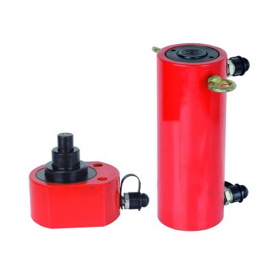 China Lifting Tools Micro Hydraulic Jack Compact 3 Stage Hydraulic Cylinder 20t for sale