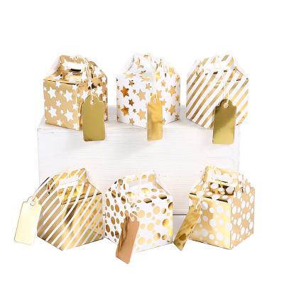 China Wholesale Recyclable Folding Cardboard Candy Sweet Box For Christmas Birthday Anniversary Foldable Gift Box for sale