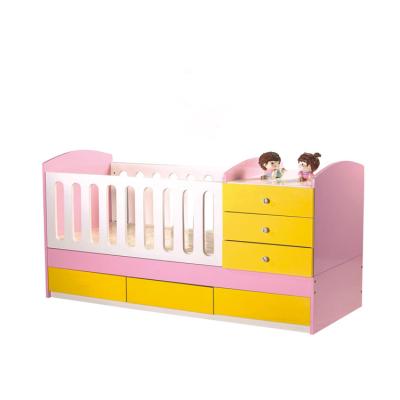 China Durable Nursery Toddler Child Hutch Solid Wood Drawer Safety Screened en venta