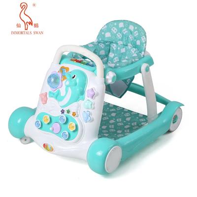 Chine Walking Assistant for Toddler EN and SASO Certificates Baby Walkers Unique Designed Foldable Toddler Baby Walker with Music Board à vendre