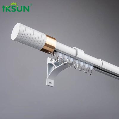 China Extra Heavy Duty Easy Tension Curtain Rod Single Side Window Drapery Curtain Rod for sale