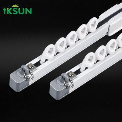 China Extendable Aluminium Ajustbale Curtain Track Rail Curtain For Home for sale