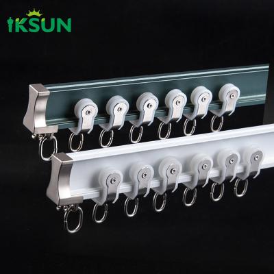 China 670cm Length Hospital Cubicle Curtain Tracks Medical Curtain Rail Durable for sale