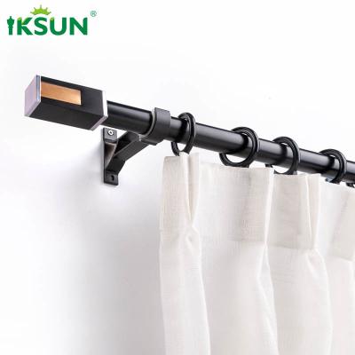 China Modern Heavy Duty Aluminium Durable Roma Pole Celling Curtain Rod For Cafe for sale