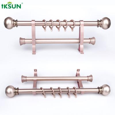 China High Quality Curtain Rod Aluminum Alloy Ceiling Mouted Roman Pole Window Treatment  For  Office for sale