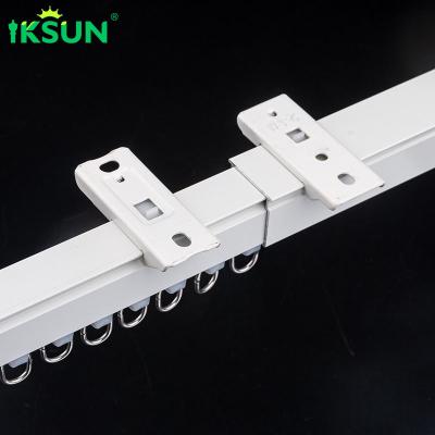 China Aluminium Alloy Flexible Curtain Rail  With Curtain  Tracks Accessories For Living Dorm Room for sale