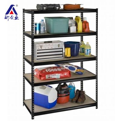 China Corrosion Protection China Supplier Warehouse Storage Customized Wooden Boltless Rivet Shelving Racking Systems Plate Rack Shelf for sale