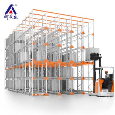 China Corrosion Protection China Manufacturer Warehouse Storage Shuttle Pallet Storage Racking High Density Two Way Heavy Duty Radio Racking System for sale