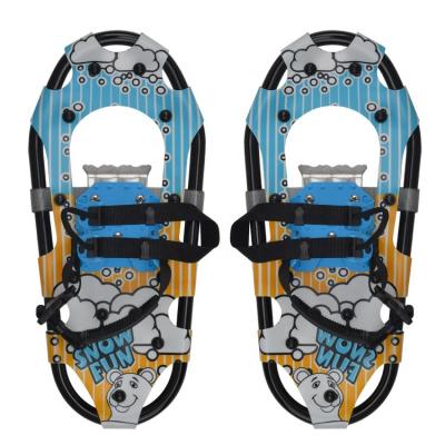 China Anti Slip/Durable/Easy To Walk On Snow Winter Adventure Snow Walking Playing Hiking Professional Ski Crampon Aluminum Snowshoes For Kids for sale