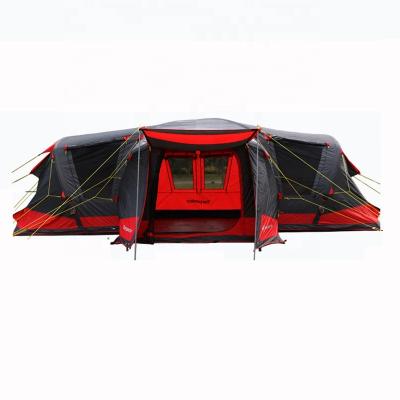 China 3000mm Waterproof/Large Space/Easy Set Up Outdoor Inflatable Glamping Camping Tent 8 People For Family Party for sale