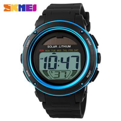 China Alarm Skmei OEM Solar Watch Men 1096 Quartz Watches Multifunction Digital Movement Relojes for sale