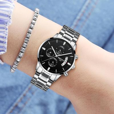 China 2019 New Auto Date Quartz Watch Most Popular Diamond Bracelet Stainless Steel Women Watch for sale