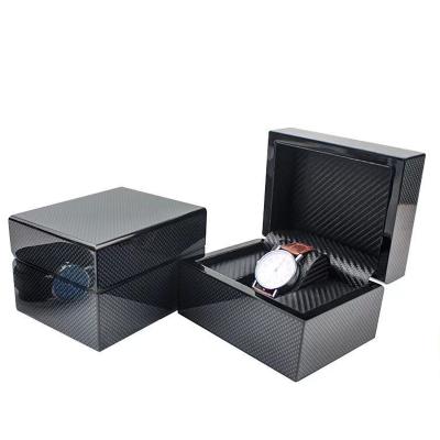 China Watch Packaging Watch Storage Display OEM Add Logo Leather Wooden Pu Box Gift Package Watch Box Customized for sale