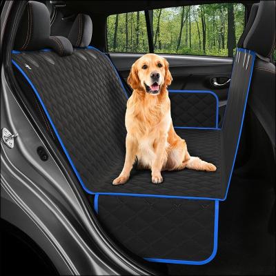 China Waterproof Travel Car Seat Covers For Pets Back Seat Cover Non Slip Hammock With Side Flaps For Pet for sale