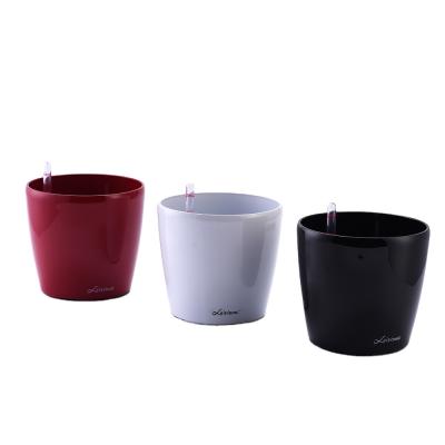 China Eco - Friendly Round Red Plastic Polyethylene Recycled Flower Pot Liners for sale