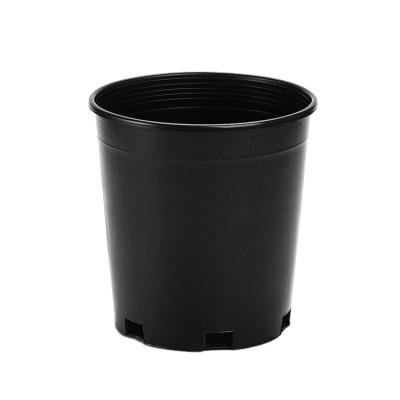 China Factory Wholesale Modern High Quality 1 Gallon Black Plastic Pots Small Flowerpot Containers Nursery for sale