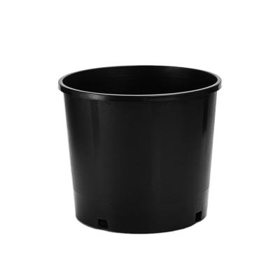 China Lightweight PP Plastic Black 1/2/3/4/5/7/10/15/20/25 Gallon Pot Supply Garden And Nursery Pots For Plant Seed for sale