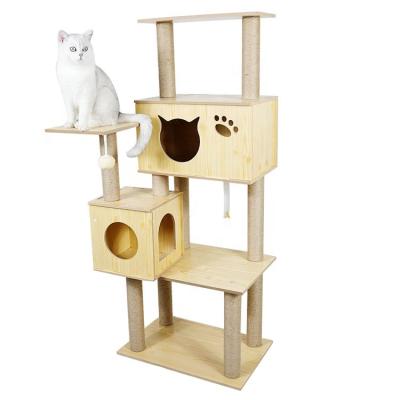 China Large Sustainable Cat Tree Cat Tree Scratching Furniture Luxury Cat Tree for sale