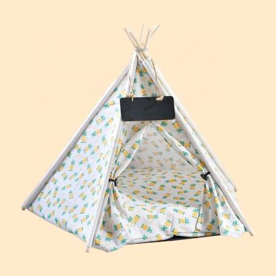 China Breathable Waterproof Pet House New Arrival Custom Printing Cat Fold Out Tents For Pets for sale