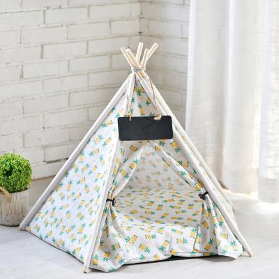 China Portable Outdoor Folding Breathable Pet Tent Bag Pet Tent Cave Bed For Small Dogs Cats for sale