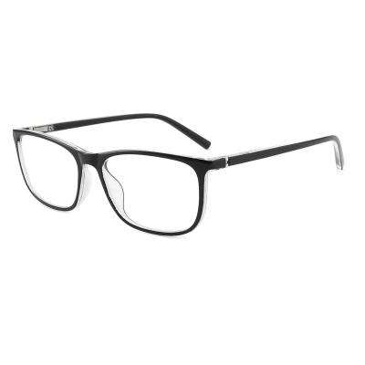 China China Manufacturer Low Price Good Quality Frame Spring Hinge Unisex Full Black Reading Glasses for sale