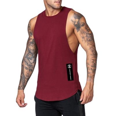 China 2022 High Quality QUICK DRY Cotton Mens Tank Tops For Gym Mens Workout Tank Tops Wholesale for sale