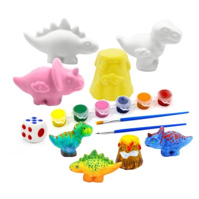 China SISLAND Eco-friendly Slime Amazing DIY Crafts Dinosaur Painting Toys and Drawing Your Own Dinosaur for sale