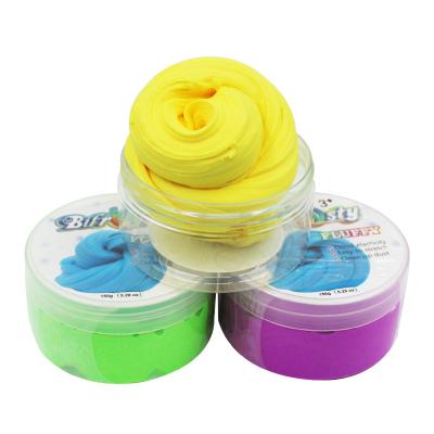 China Expand Children's Brain SIS LAND Kids Toys Colorful Non-sticky Butter Mud Fluffy Mud Putty for sale