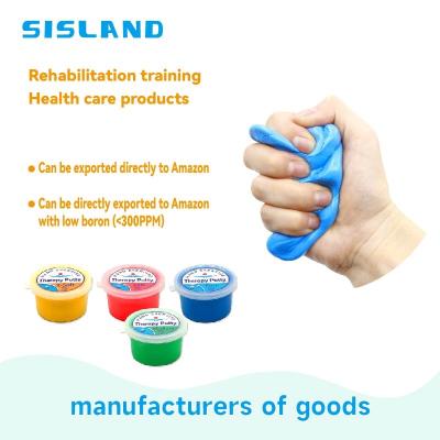 China Exercise Hand SISLAND Stun Relieve Stress Hand Therapy Mud Weaking Putty Toys For Kids for sale