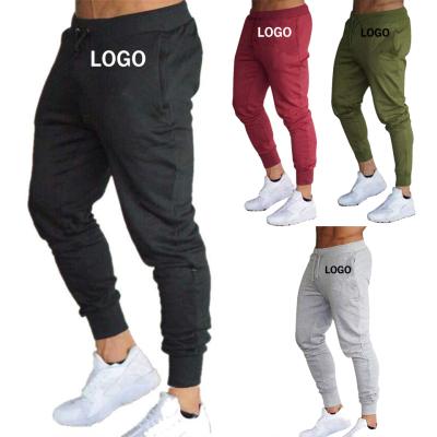 China Custom Logo Anti-Wrinkle Mens Jogger Pants Long Casual Sweatpants Sweatpants Sports Mens Running Pants Knitted Jogging Pants for sale