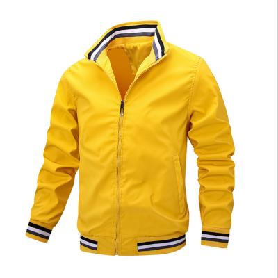 China 2021 Autumn New QUICK DRY Solid Color Men's Casual Jackets Long Sleeved Jacket Zipper Clothing for sale