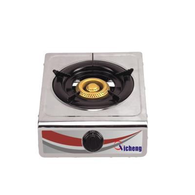 China Hotel Kitchen Appliances Cheap Price Single Burner Stainless Steel Gas Stove for sale