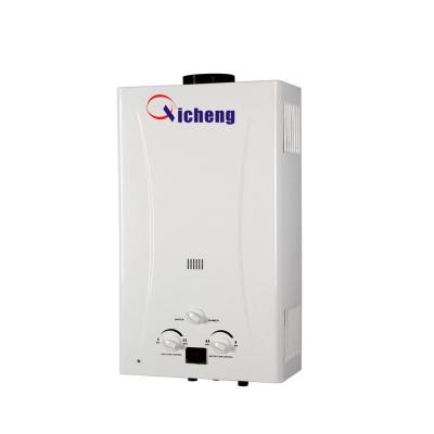 China 10L Gas Hotel Tankless Natural Flue Type Gas Water Heater for sale