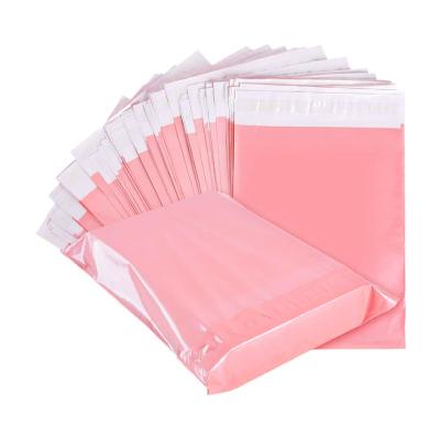 China Recyclable Pink Envelope Mailing Bag Customized Packed Envelopes Share Poly Bag Mailer for sale