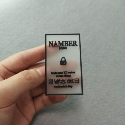 China High Grade Sustainable Apparel Eco - Friendly Custom Embossed Logo Silicone Soft Rubber Labels , Apparel PVC 3D Rubber Patch For Garment for sale