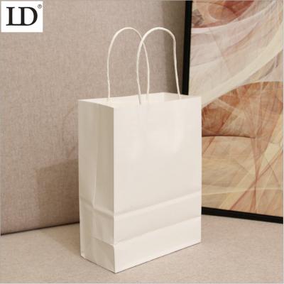 China China Factory Recyclable Gift Bags Kraft Paper Bag With Customize Logo Eco Friendly Retail Shopping Paper Bag With Handle for sale