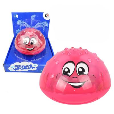 China Toy Lovely Led Flashing Bath Funny Toys Musical Ball Water Squirting Sprinkler Baby Bath Shower Kids Toys for sale