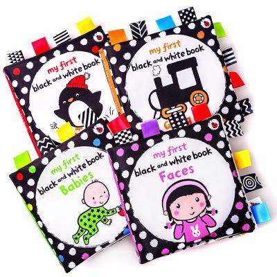 China Cognitive preschool infant washable soft cloth montessori sensory book toddler toddler for baby toy for sale