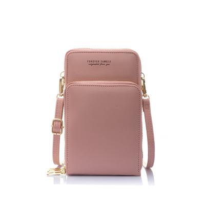 China Waterproof Small Cross - Body Bags Lady Fashion Women Cell Phone Wallet Pinch Cell Phone Bags for sale