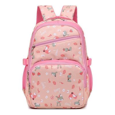 China Waterproof 2021 Cartoon Animal Print Kids Backpack Large Capacity Children High School Backpack Bags for sale