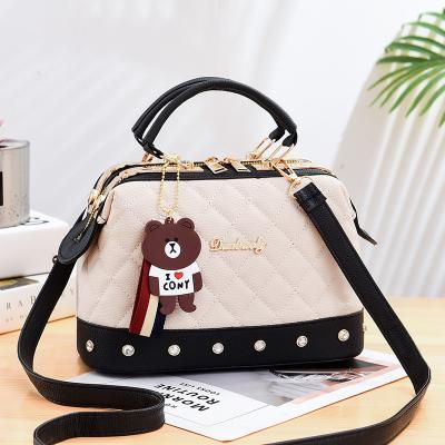 China Fashion& Popular Leather Handbag Sellers Bulk Fashion Custom Logo Lady Single Shoulder Cross Body Handbag Running for sale